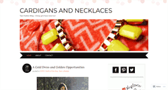 Desktop Screenshot of cardigansandnecklaces.com