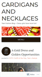 Mobile Screenshot of cardigansandnecklaces.com